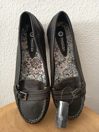 Zapatos planos Vesica negros talla 39