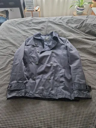 Gabardina Lefties Azul Talla M