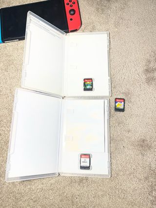 Nintendo Switch + 3 giochi e custodia