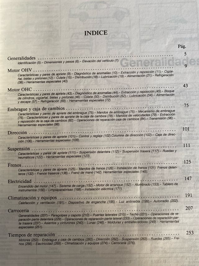 Manual Taller Opel Corsa 1987