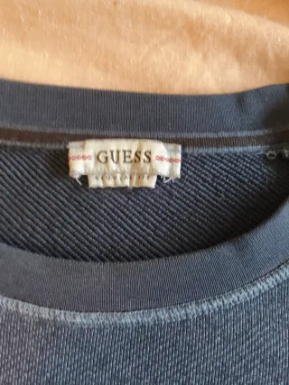 Sudadera Guess Hombre Azul Gris