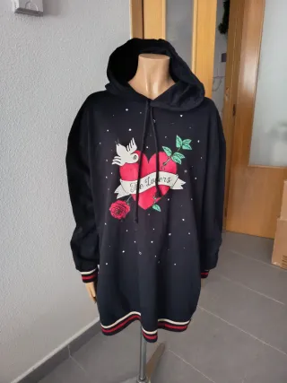 Vestido Sudadera Negro T. L