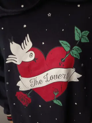 Vestido Sudadera Negro T. L