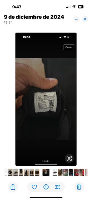 Zapatillas Nike Air Max Plus Negras Talla 39