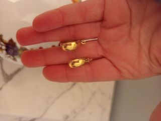 Aros Oro 18k, peso 4.78gr, nada negociable