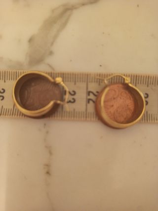 Aros Oro 18k, peso 4.78gr, nada negociable