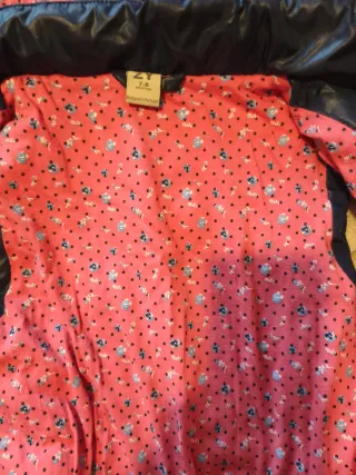 Chaleco acolchado niña azul