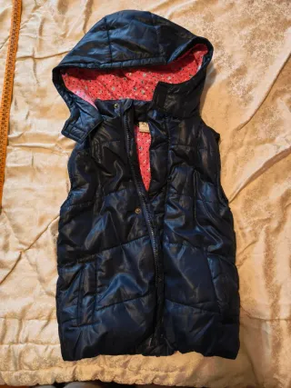 Chaleco acolchado niña azul