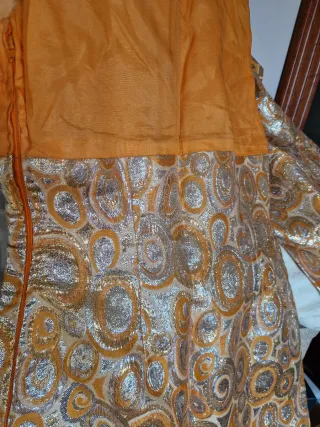 Vestitino vintage anni 60 in giorgette e laminato