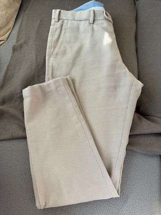 Pantalón Chino Massimo Dutti Talla L Beige