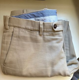 Pantalón Chino Massimo Dutti Talla L Beige
