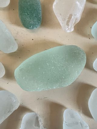 Vetri di mare bianchi e azzurri - lotto 15