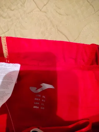 Mallas Joma Chica Negro Rojo