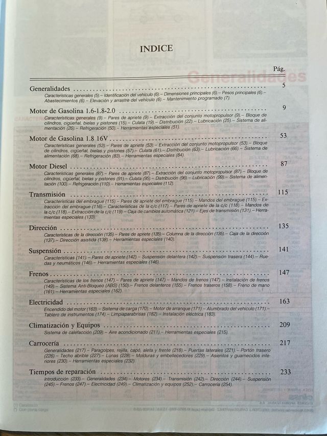 Manual Taller Seat Toledo 1993