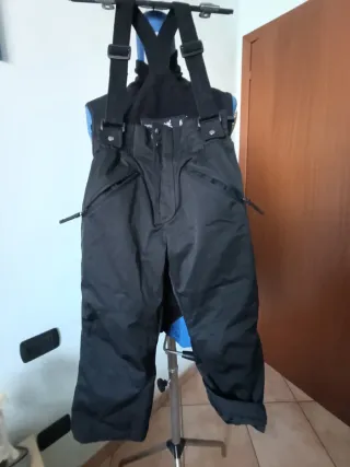 Pantaloni da neve bambino neri, 6 anni