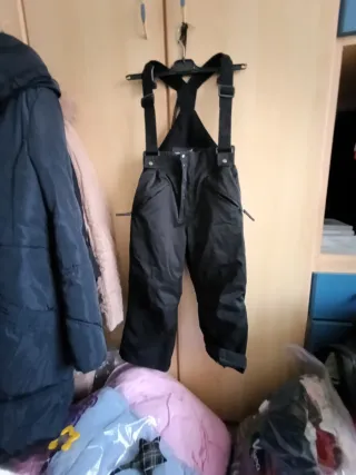 Pantaloni da neve bambino neri, 6 anni