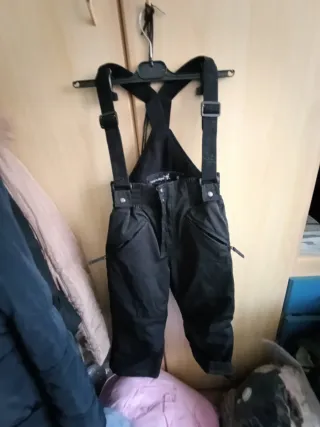 Pantaloni da neve bambino neri, 6 anni
