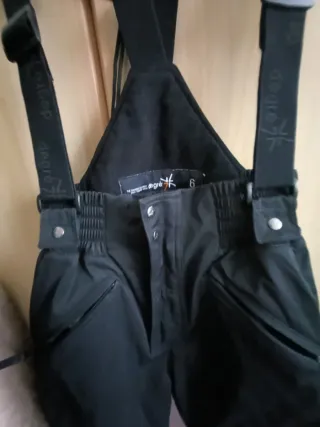 Pantaloni da neve bambino neri, 6 anni