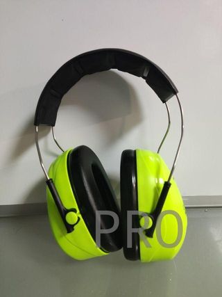 Orejeras de protección, 1 unidad/caja, verde