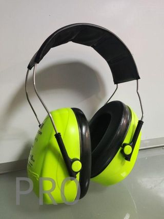 Orejeras de protección, 1 unidad/caja, verde