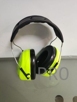 Orejeras de protección, 1 unidad/caja, verde