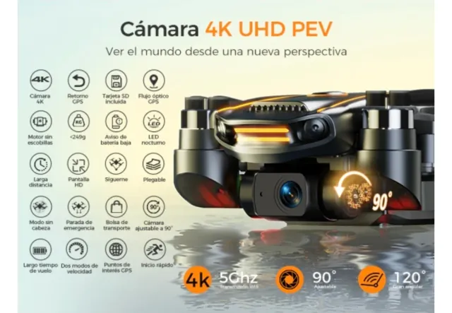 PRECINTADO‼️Drone con pantalla