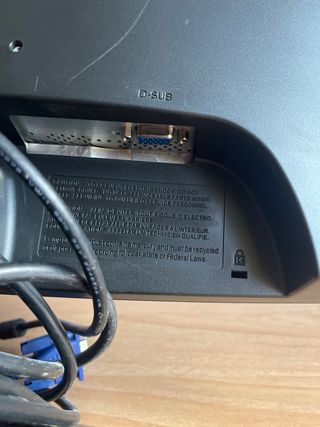 Monitor LG FLATRON W2243S Negro