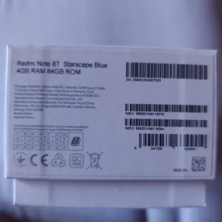 Xiaomi Redmi Note 8T Blu