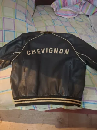 Chaqueta de cuero negra Talla L