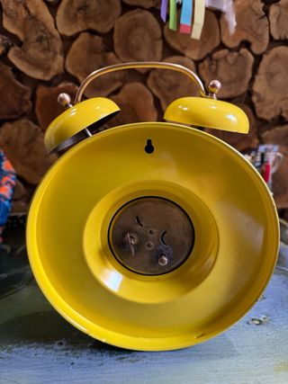 Reloj despertador amarillo Blessing West Germany