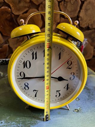 Reloj despertador amarillo Blessing West Germany