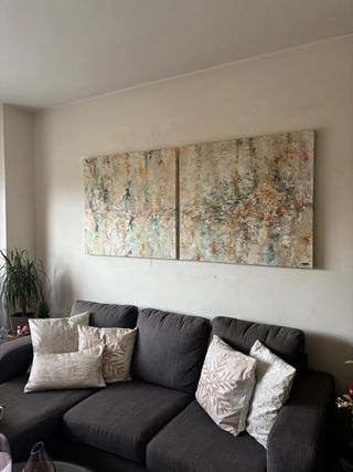 Quadri Astratti. Dipinti a mano. 180 x 80 cm
