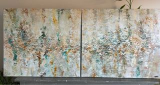 Quadri Astratti. Dipinti a mano. 180 x 80 cm