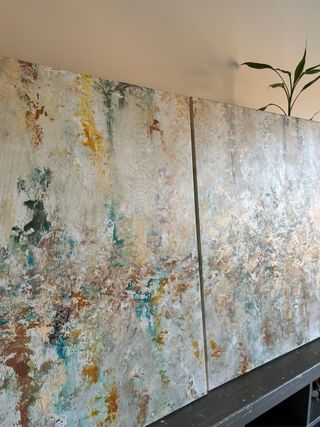 Quadri Astratti. Dipinti a mano. 180 x 80 cm