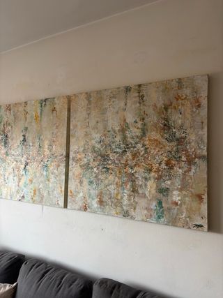 Quadri Astratti. Dipinti a mano. 180 x 80 cm