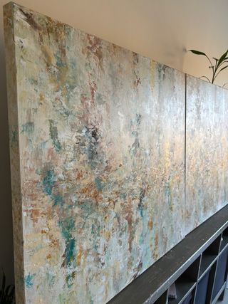 Quadri Astratti. Dipinti a mano. 180 x 80 cm