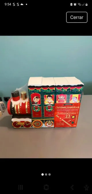 Calendario Adviento Tren Navideño