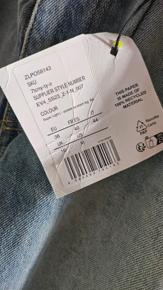 Jeans Bershka donna vita alta M/38