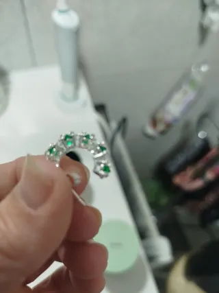 Pendientes Tous Aro Plata Piedras