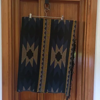 Bufanda grande motivos étnicos