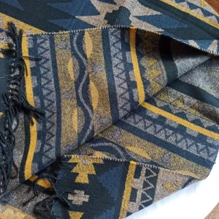 Bufanda grande motivos étnicos