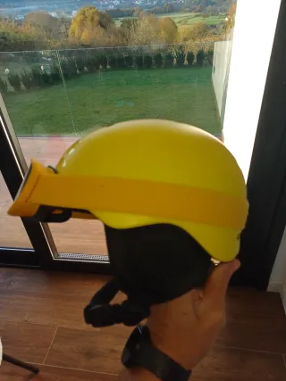 Casco Esquí Salomon Niño Talla 49-53 Amarillo