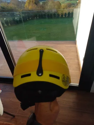 Casco Esquí Salomon Niño Talla 49-53 Amarillo