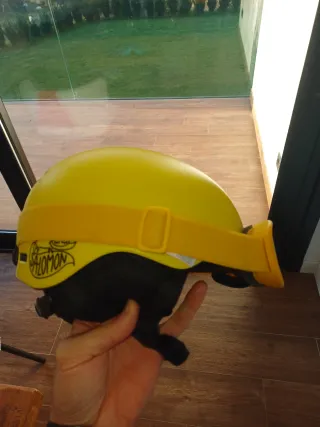 Casco Esquí Salomon Niño Talla 49-53 Amarillo