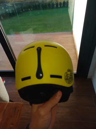 Casco Esquí Salomon Niño Talla 49-53 Amarillo