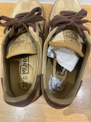 Zapatillas Munich Beige y Marrón