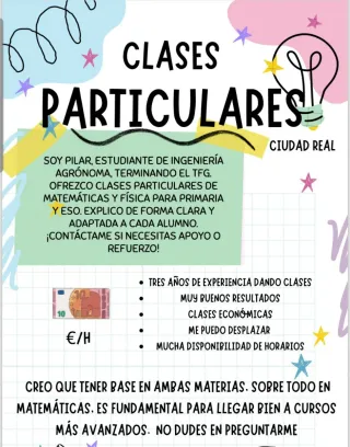 Clases particulares Ciudad Real