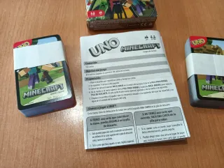 UNO Minecraft - Juego de Cartas Nuevo