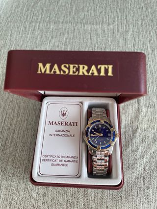 Orologio Maserati donna blu e oro