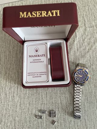 Orologio Maserati donna blu e oro